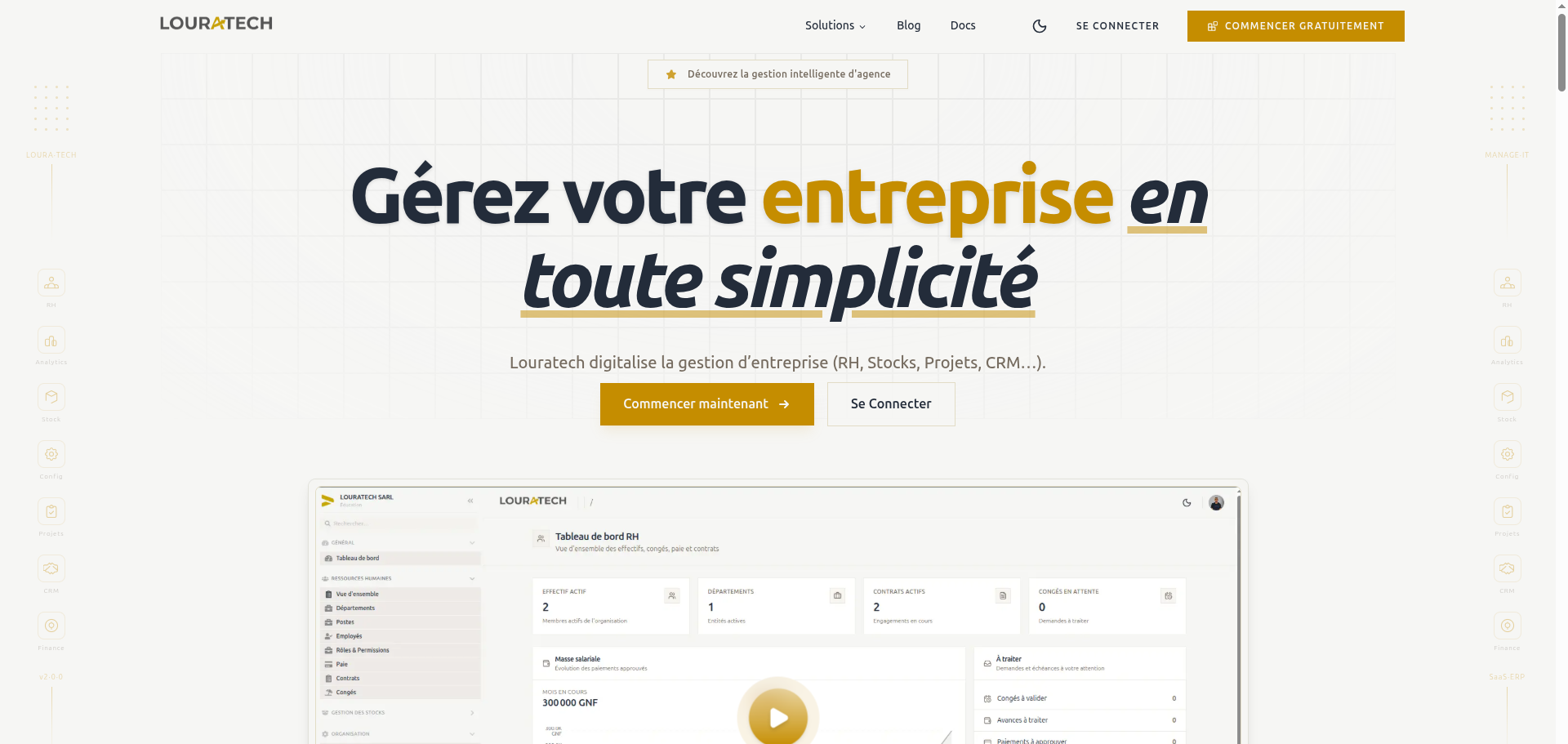 LouraTech — Gestion d'agence