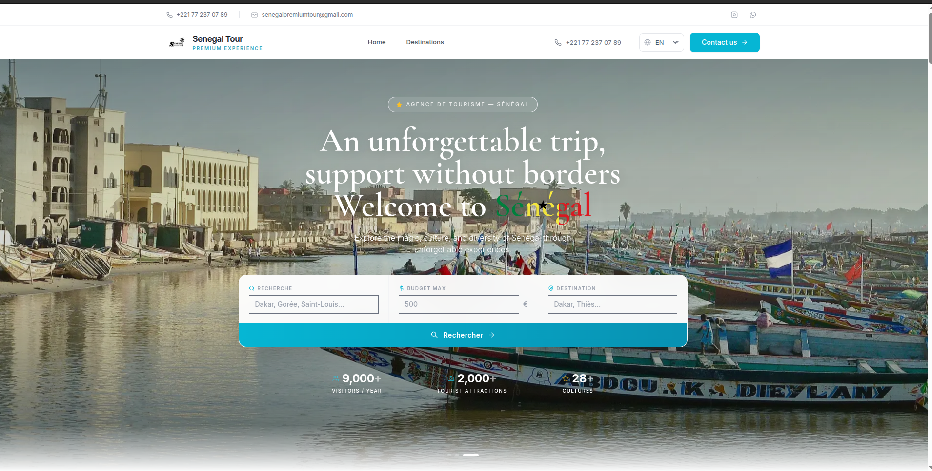 Agence de voyage — Sénégal